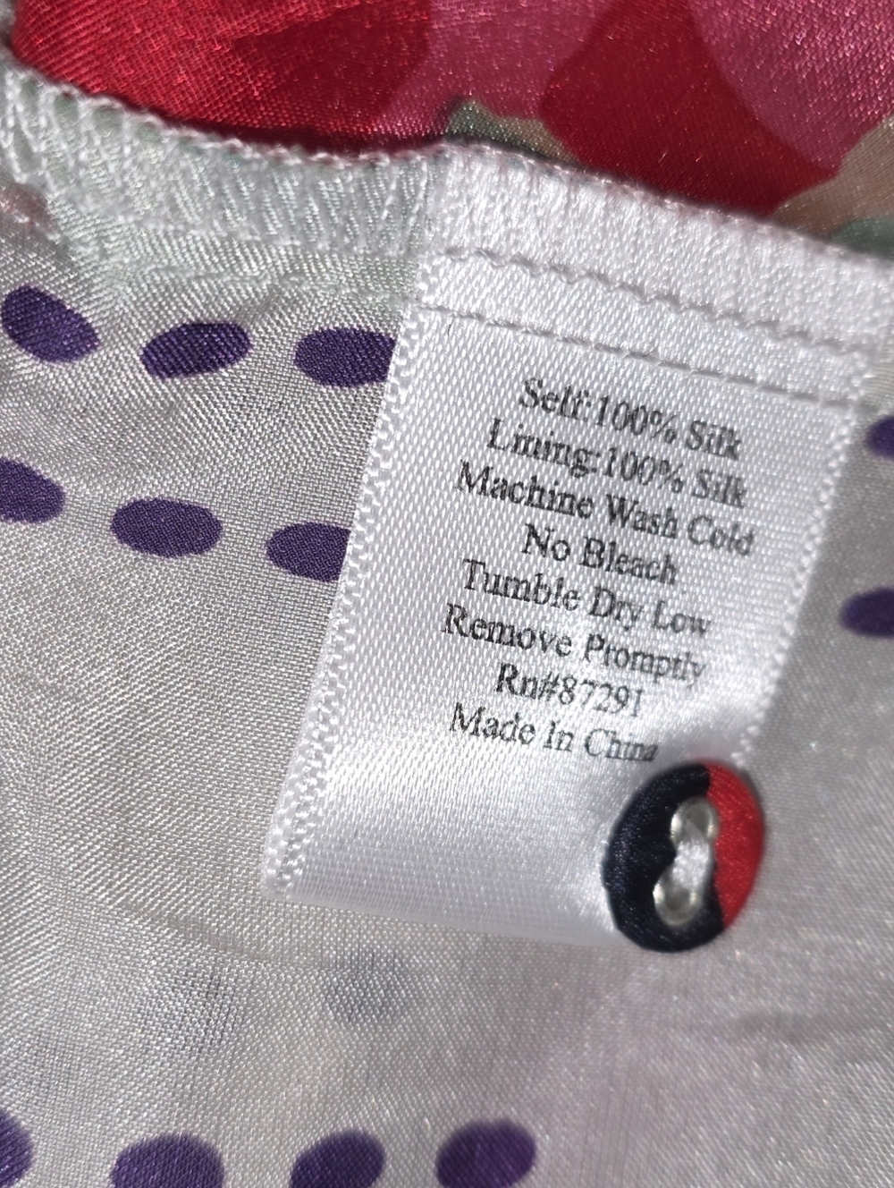 Johnny Was Silk Floral Maxi Dress XS Boho Cottagecore Sleeveless Button Front - Picture 9 of 9